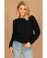 Womens Liv Chain Detail Knit Sweater Черный, Small - фото #1