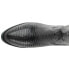 Фото #6 товара Ferrini Teju Lizard Round Toe Cowboy Mens Black Casual Boots 11111-04