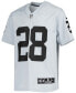 Big Boys Josh Jacobs Silver Las Vegas Raiders Inverted Team Game Jersey