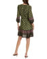 Go By Gosilk Short & Sweet Silk Dress Women's Green Xs