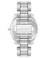 ფოტო #2 პროდუქტის Women's Quartz Silver-Tone Alloy Link Bracelet Watch, 36mm