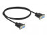 Delock Serial Cable RS-232 D-Sub 9 female to female null modem with narrow plug housing - Full Handshaking - 1 m - Black - 1 m - DB-9 - DB-9 - Female - Female