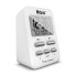 Mebus 25800 - Digital alarm clock - Rectangle - White - 12/24h - F - °C - Blue