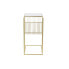 Magazine rack DKD Home Decor Mirror Golden Metal (48 x 35 x 71 cm)