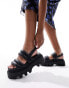 Фото #1 товара Buffalo Flora TS Quilt flat sandals in black