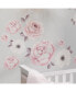 Floral Garden Large Pink/White Watercolor Flowers Wall Decals