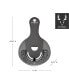 Фото #3 товара Black Gunmetal Hawthorne Strainer