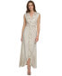 ფოტო #3 პროდუქტის Women's Ruffled High-Low Gown