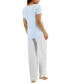 Women's Woven Drawstring Pajama Pants, Created for Macy's