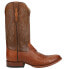 Фото #1 товара Tony Lama Patron Smooth Ostrich Round Toe Cowboy Mens Brown Casual Boots TL5375
