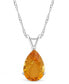 ფოტო #1 პროდუქტის Citrine (2-3/4 ct. t.w.) Pendant Necklace in 14K White Gold