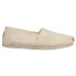 TOMS Alpargata Slip On Womens Beige Flats Casual 10019679T