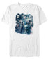 Фото #1 товара Men's The Hobbit 3 Whole Cast Lockup Short Sleeve T-shirt