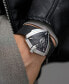 Фото #3 товара Наручные часы Movado men's Swiss Automatic Museum Black Calfskin Leather Strap Watch 40mm.