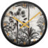 Фото #1 товара Wanduhr TROPIC, Ø 22 cm, schwarz-weiß