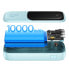 Фото #8 товара Qpow powerbank 10000mAh wbudowany kabel USB Typu C 22.5W Quick Charge niebieski