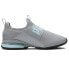 Фото #1 товара Puma Axelion Slip On Wide Training Womens Grey Sneakers Athletic Shoes 37834105