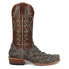 Фото #1 товара Dan Post Boots Riggs Pirarucu Square Toe Cowboy Mens Grey Casual Boots DP5022