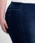 Фото #4 товара Plus Size Pull-On Flare-Leg Denim Jeans, Created for Macy's
