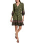 Фото #1 товара Платье go by go silk "Короткое и нежное" из шелка, зеленое, размер XS