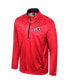 ფოტო #3 პროდუქტის Men's Red Utah Utes The Machine Half-Zip Jacket