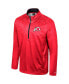 Фото #3 товара Men's Red Utah Utes The Machine Half-Zip Jacket