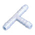 Фото #1 товара Коннектор трубный MIDINOX из полиацеталя в белом цвете