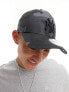 New Era tonal NY camo 9forty cap in black