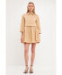 ფოტო #2 პროდუქტის Women's Shirt Mini Dress