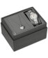 Women's Classic Crystal Stainless Steel Bracelet Watch Box Set 30mm