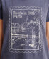 ფოტო #4 პროდუქტის Women's Paris Post Stamp Crewneck Cotton T-Shirt