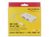 Фото #6 товара USB-кабель Delock 63924 Type-C, белый, 3840 x 2160 пикселей, 60 Гц, 0.13 м, Windows 10/7/8.1