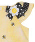 Фото #6 товара Платье для малышей Rare Editions с рукавами на завязках и с рисунком на плечах