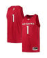 Фото #2 товара Men's 1 Scarlet Rutgers Scarlet Knights Team Swingman Basketball Jersey