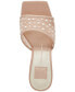 Фото #4 товара Narda Imitation Pearl Mesh Flare Heeled Dress Sandals