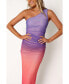 ფოტო #7 პროდუქტის Women's Dakota One Shoulder Midi Dress