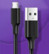 Фото #13 товара Kabel przewód USB - micro USB 2.4A 480Mbps 1.5m czarny