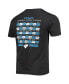 Фото #4 товара Men's Black Charlotte FC Inaugural Season Tri-Blend T-shirt