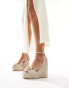 Фото #2 товара ASOS DESIGN Tasha espadrille wedges with corsage in natural