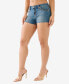 Фото #3 товара Women's Joey Cut Off Denim Short