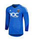 ფოტო #2 პროდუქტის Men's Blue D.C. United 2023 Goalkeeper Long Sleeve Replica Jersey