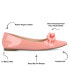 ფოტო #7 პროდუქტის Women's Clareene Chain Pointed Toe Flats