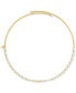ფოტო #1 პროდუქტის EFFY® Cultured Freshwater Pearl (4-1/2mm) Choker Necklace in 14k Gold