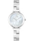 ფოტო #1 პროდუქტის Women's Tivoli Stainless Steel Bracelet Watch 28mm