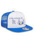 Фото #3 товара Men's White/Royal Los Angeles Rams Banger 9FIFTY Trucker Snapback Hat