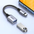 Фото #4 товара Adapter przejściówka kabla USB-C na USB-A 5Gb/s 15cm czarny