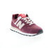 New Balance 574 U574HMG Mens Burgundy Nubuck Lifestyle Sneakers Shoes