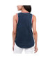 Фото #2 товара Women's Navy Atlanta Braves Strategy Tank Top