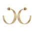 ფოტო #1 პროდუქტის Gold-Tone Open Stacked Hoop Earrings