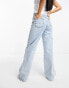 Sixth June baggy jeans in light blue BLAU, W28 - фото #2